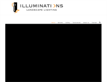 Tablet Screenshot of illuminationslandscapelighting.com